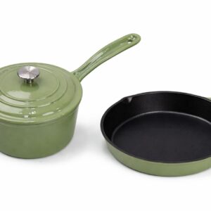 Elite Green Cast Iron Essentials Set (2-Piece)